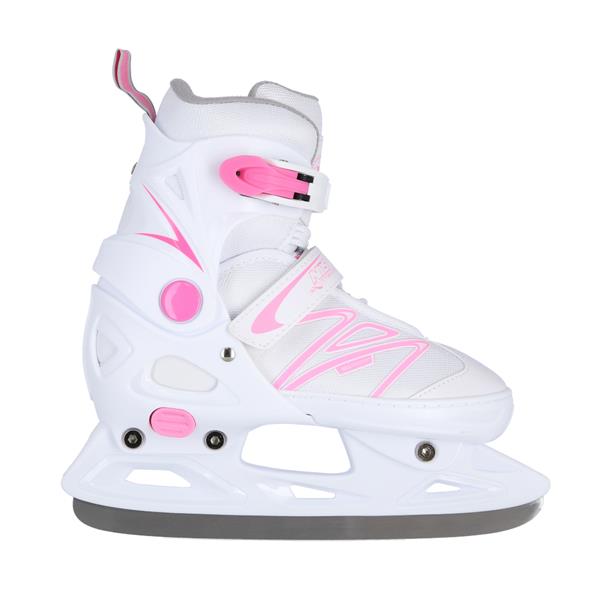 NH2253 A WHITE/PINK ROZM. XS(29-32) ŁYŻWY HOKEJOWE NILS EXTREME