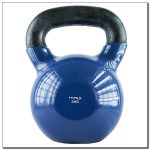 KNV20 BLUE KETTLEBELL ŻELIWNY POKRYTY WINYLEM HMS 1