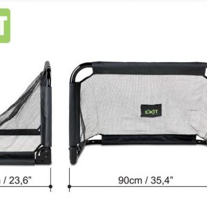 Bramka do piłki nożnej Exit Pico 90x60 cm (2 szt.) - obrazek 3