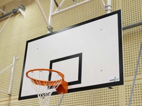 Tablica do koszykówki MDF + obręcz z siatką 180x105 cm